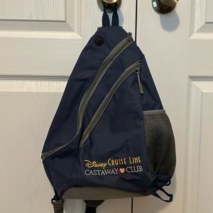 Disney Cruise Line Castaway Club sling backpack